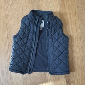 Old Navy Gray Quilted Vest
